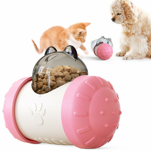 Bola Dispensadora de Petiscos Interativa para Cães e Gatos